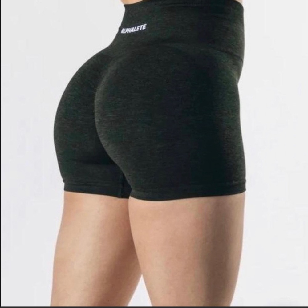 Alphalete amplify evergreen shorts